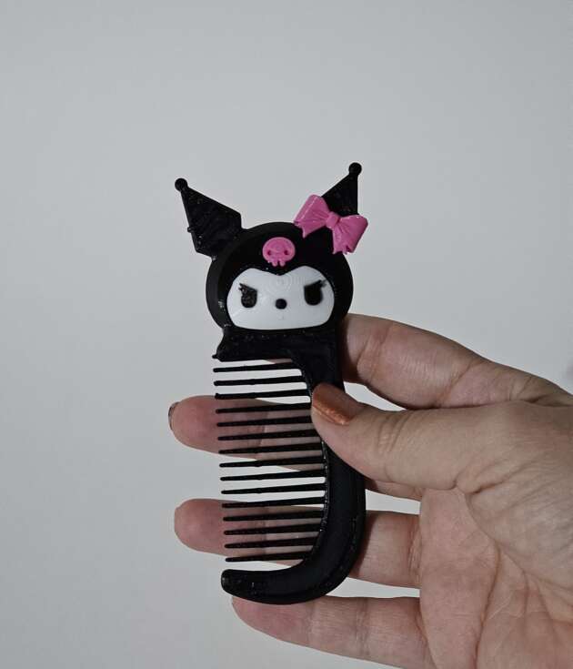 Kuromi Figürlü Saç Tarağı 12 cm