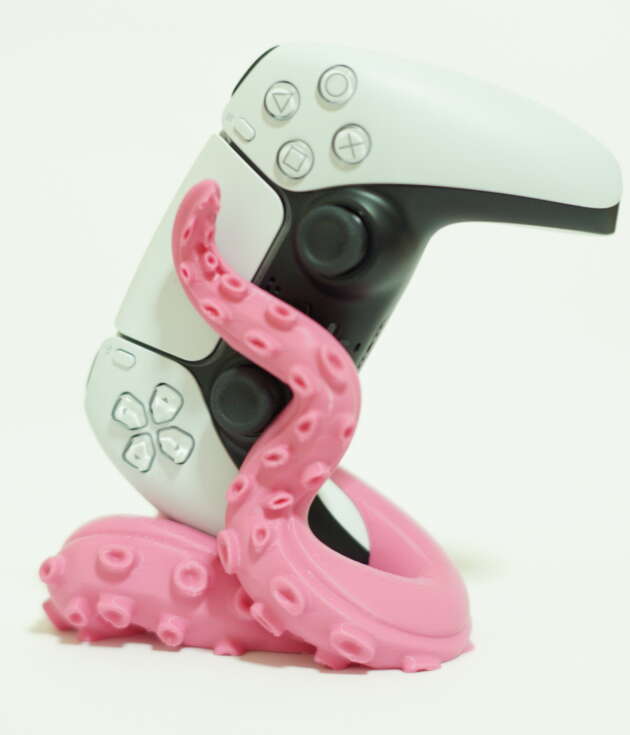 Ahtapot Pembe Ps5 Standı