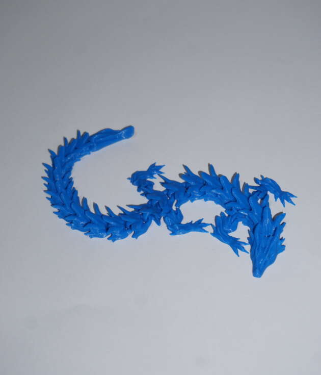 Eklemli Ejderha Mavi 28 cm