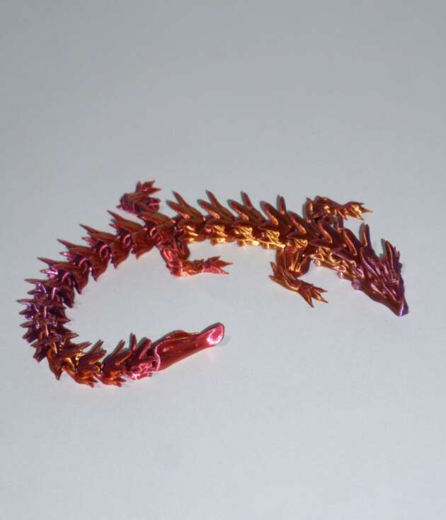 Eklemli Ejderha 3 renkli 28 cm